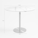 Runder Esstisch im Goblet-Stil 120cm gold marmoriert Monika+ Preis