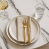 Runder Esstisch im Goblet-Stil 120cm gold marmoriert Monika+ Eigenschaften