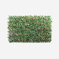 Künstliche Hecke 200x100cm Photinia Garten Spalier ausziehbar Ivoss Aktion
