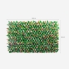 Künstliche Hecke 200x100cm Photinia Garten Spalier ausziehbar Ivoss Sales