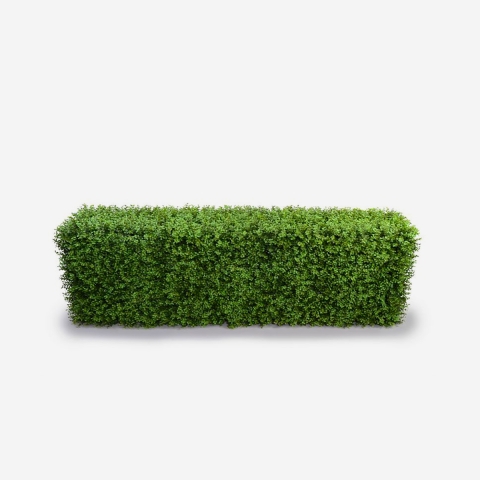 Künstliche Hecke für niedrigen Gartenzaun aus Buchsbaum 158x33x56cm Robuk Aktion