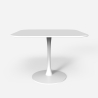 Quadratischer Tisch Design Goblet Stil für Bar Küche Esszimmer Lillium 80 Eigenschaften