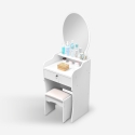 Schminktisch Schminkschrank mit Spiegel und Hocker für das Schlafzimmer Katrina Auswahl