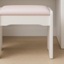 Schminktisch mit rundem Spiegel und Hocker für das Schlafzimmer Babette Eigenschaften