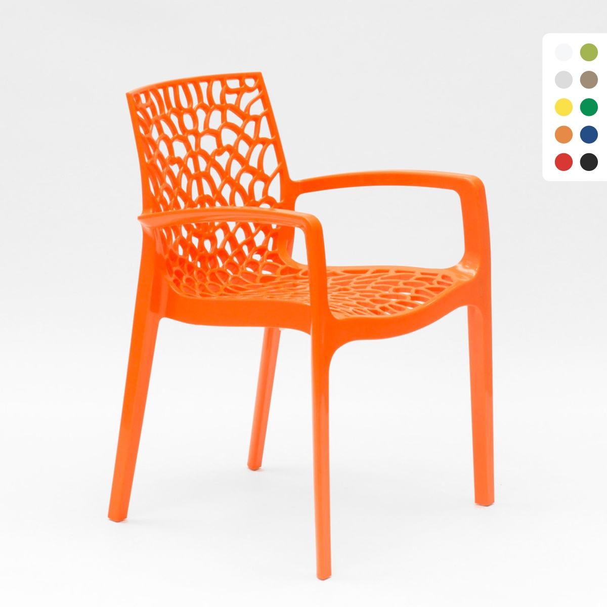 Grand Soleil Gruvyer Arm Polypropylen Stühle mit Armlehnen Garten Bar Aktion
