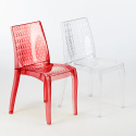Stapelbare Küchen- und Barstühle aus transparentem Polycarbonat Hypnotic Grand Soleil Auswahl