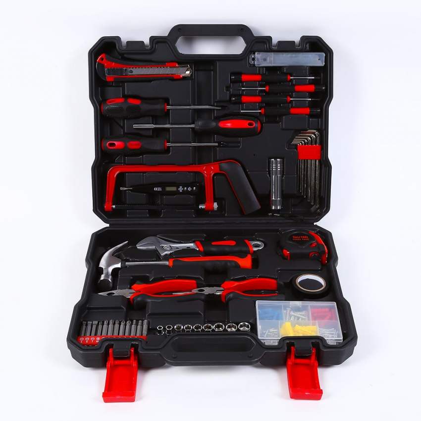 Werkzeugkoffer-Set mit 299-teiligem Werkzeug und Arbeitsutensilien Kit Task