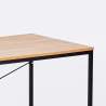 Schreibtisch 180x60 Holz Stahl im Industriestil für Arbeitszimmer und Büro Wootop XL Sales