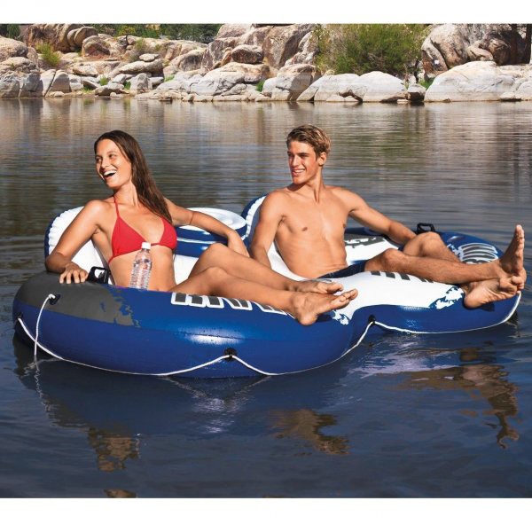 Intex 58837 River Run 2 Runde Doppelluftmatratze