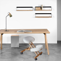 Orthopädischer schwedischer Bürohocker ergonomischer Kniestuhl Balancewood Sales