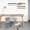 Orthopädischer schwedischer Bürohocker ergonomischer Kniestuhl Balancewood Sales