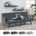 Eliodoro 3-Sitzer-Liegesofa in erhöhtem Stoff 