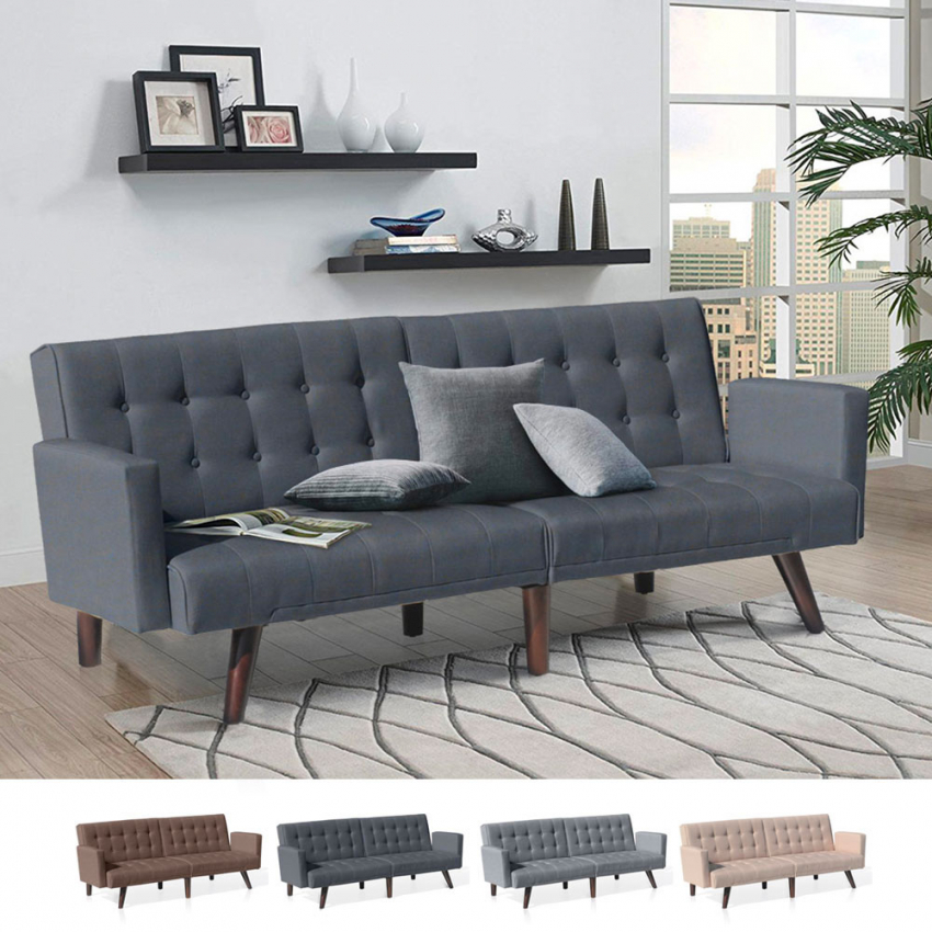 Eliodoro 3-Sitzer-Liegesofa in erhöhtem Stoff Eliodoro 3-Sitzer-Liegesofa in erhöhtem Stoff