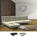 Zircone Kunstleder 3-Sitzer-Ecksofa mit Halbinsel Sales