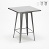 Tisch im industriellen stil aus stahl und metall 60x60 hocker Nut Katalog