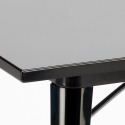 Tolix Industriestahl Tisch 80x80 für Bar und Zuhause Dynamite