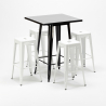 hoher tisch und 4 metallhocker industrielle im-stil new york-bar Preis