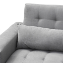Schlafsofa Sofabett Couch Klappsofa Mikrofaser 3-Sitzer Quarzo