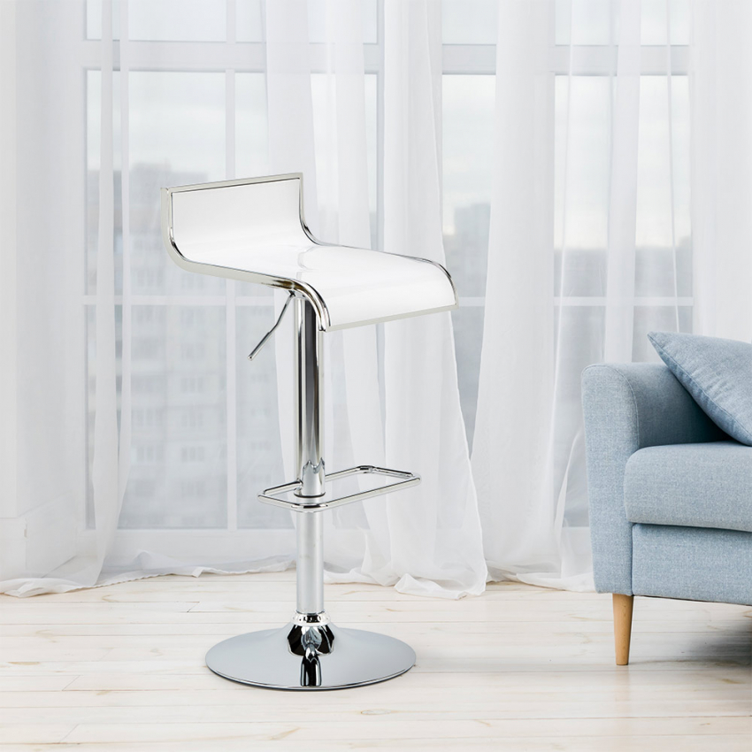 Hocker Mit Fußstütze Hoch Drehbar Höheverstellbar Küche Bar Florida