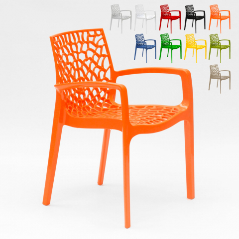 Polypropylen Stühle mit Armlehnen Garten Bar Grand Soleil Gruvyer Arm Aktion