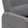 Anna Design Relaxing Recliner Sessel mit Fußhocker aus Stoff Kosten