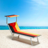 Sonnenliege Meer Strand Professionell aus Aluminium Santorini Europe Edition
