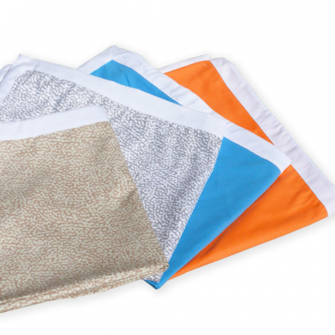 2er Set Mikrofaser Badetuch Strandtuch Handtuch für Liege mit Tasche Bunt Angebot Aktion
