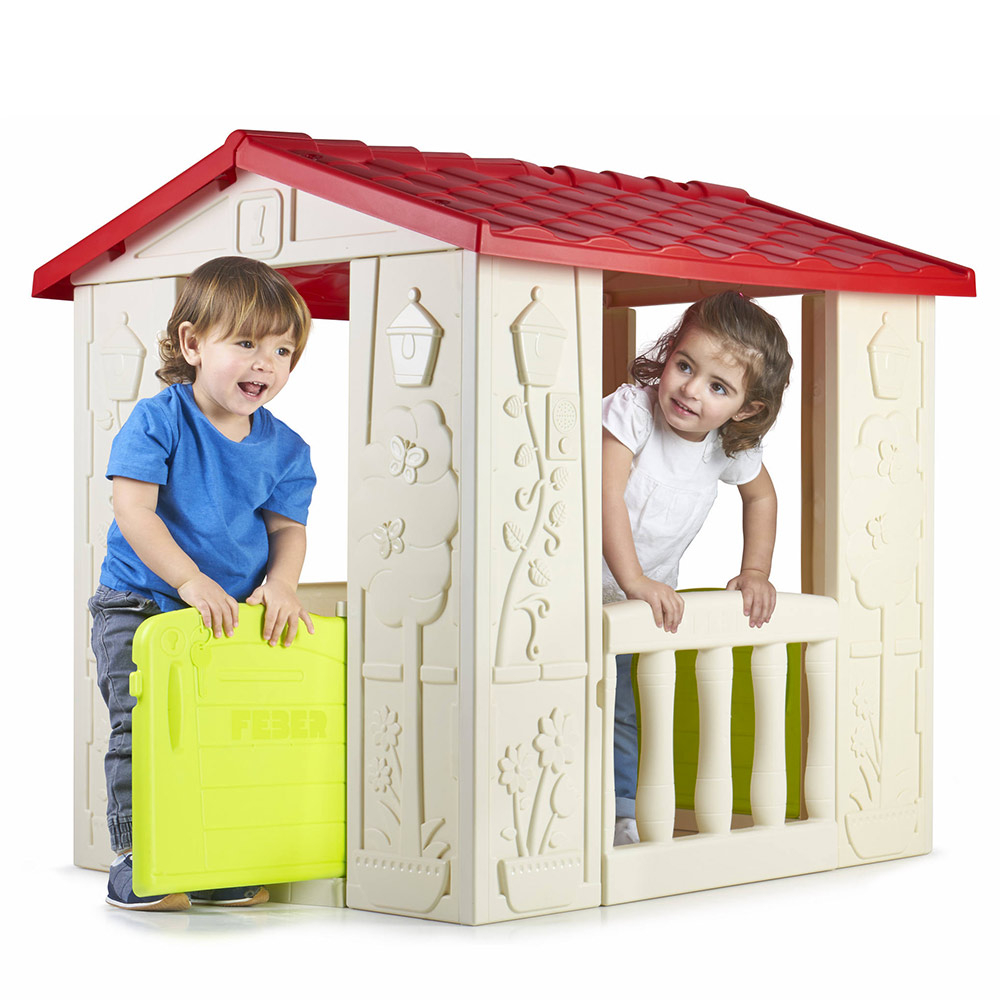 Plastikspielhaus für Kindergarten Haus Feber Happy