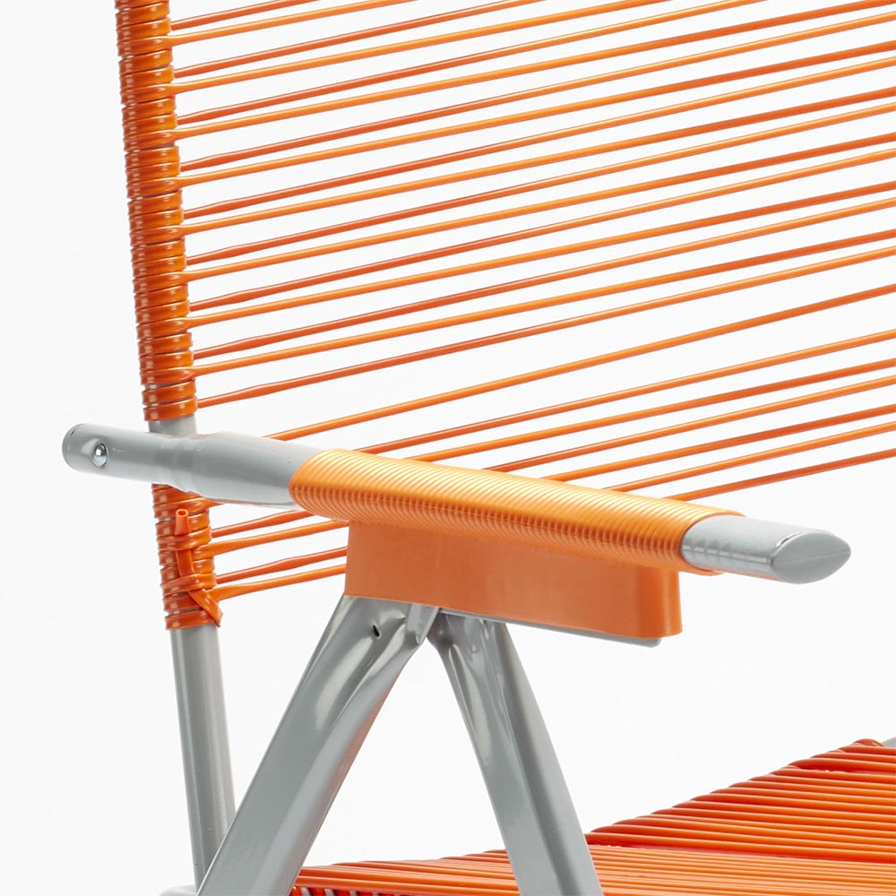 Klappbarer Garten-Liegestuhl aus Stahl Spaghetti | eBay