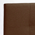 80x190 cm Einzelbett aus Stoff mit Kopfende Lattenrost Lausanne Twin 