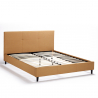 Doppelbett aus Kunstleder mit Kopfende Lattenrost 160x190 cm Lausanne King Auswahl