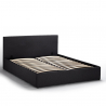 King Komplett Doppelbett mit Bettkasten Stoff Holz Bettrost 160x190 cm Basel 