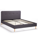 Nordisches Doppelbettgewebe und Holz mit Netz 160x190 Friborg King Angebot