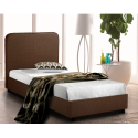 Komplettes Einzelbett aus Stoff Holz mit Netz 80x190 cm Zurich Twin Preis