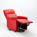 Elektrischer Relax-Sessel Amalia Fix aus Kunstleder mit Aufstehhilfe für Senioren Sales