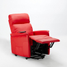 Elektrischer Relax-Sessel Amalia Fix aus Kunstleder mit Aufstehhilfe für Senioren Rabatte