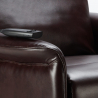 Elektrischer Relax-Sessel Amalia Fix aus Kunstleder mit Aufstehhilfe für Senioren 