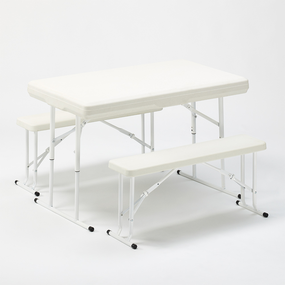 Klappbrauerei Set Tischbänke Kunststoff Gartenpartys 113x68x74 Picnic