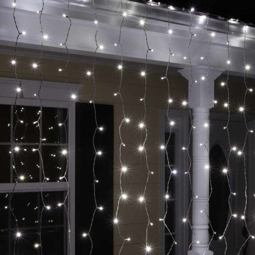 Weihnachtsbeleuchtung LED-Wasserfall-Vorhang