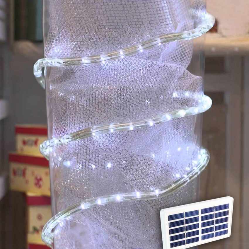 24M 240 LED Solar Lichterkette Aussen Wasserfest Geemoo Solar Weihnachtsbeleuchtung Außen 8 Modi Solar Lichterkette Bunt für Weihnachten Garten Outdoor Weihnachtsbaum Deko