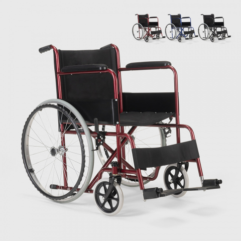 Faltbarer und orthopädischer Rollstuhl 15kg Behinderte und Ältere Menschen Lily Aktion