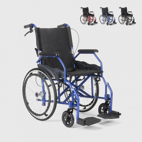 Dasy Faltbarer Rollstuhl leicht aus Aluminium für ältere und behinderte Menschen Aktion