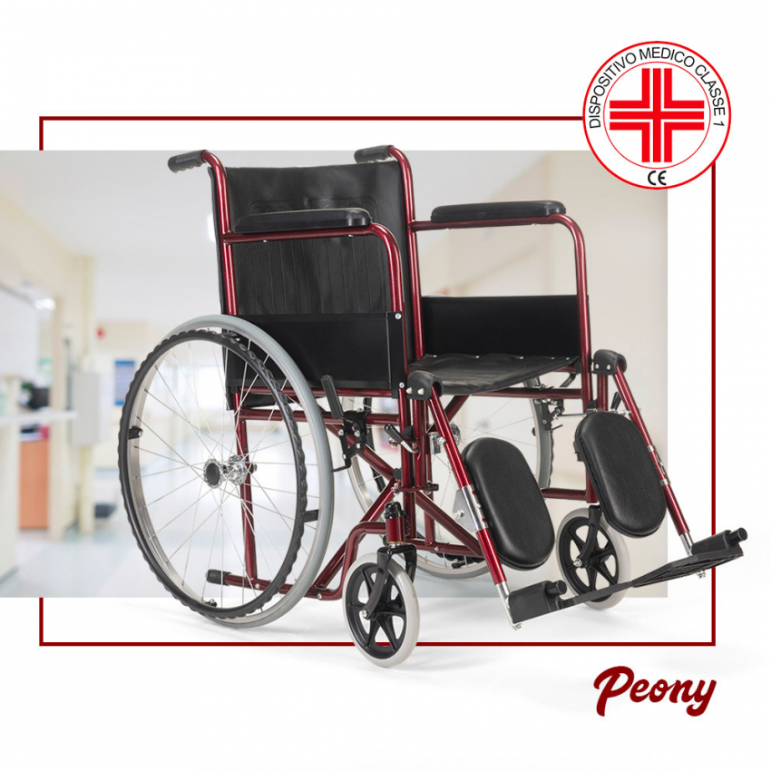 Rollstuhl Klappbar Beinstütze Für Menschen Mit Behinderungen Und Ältere Menschen Peony