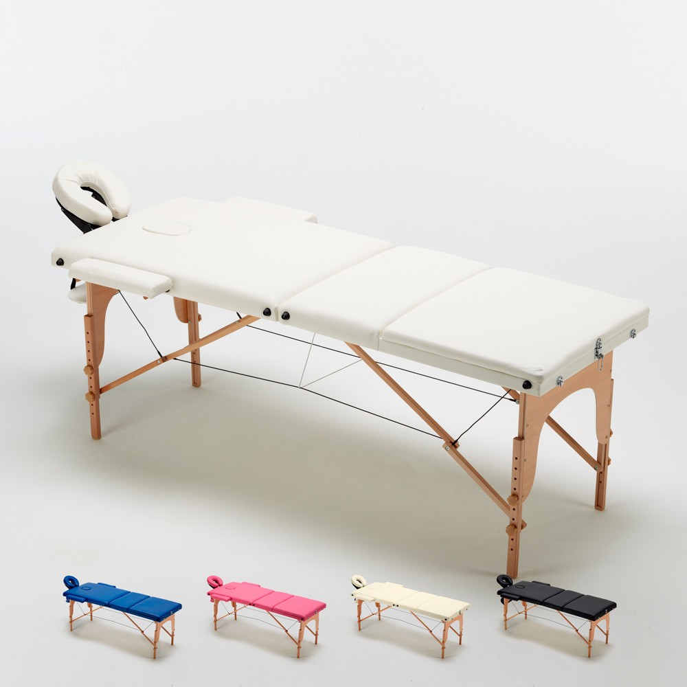Massageliege Klappbar Holz Mobile Xl Kosmetikliege 3 Zonen Kingsize