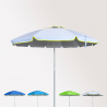 Sonnen Strandschirm Alu Windfest uv Schutz 220 cm Rom Lagerbestand