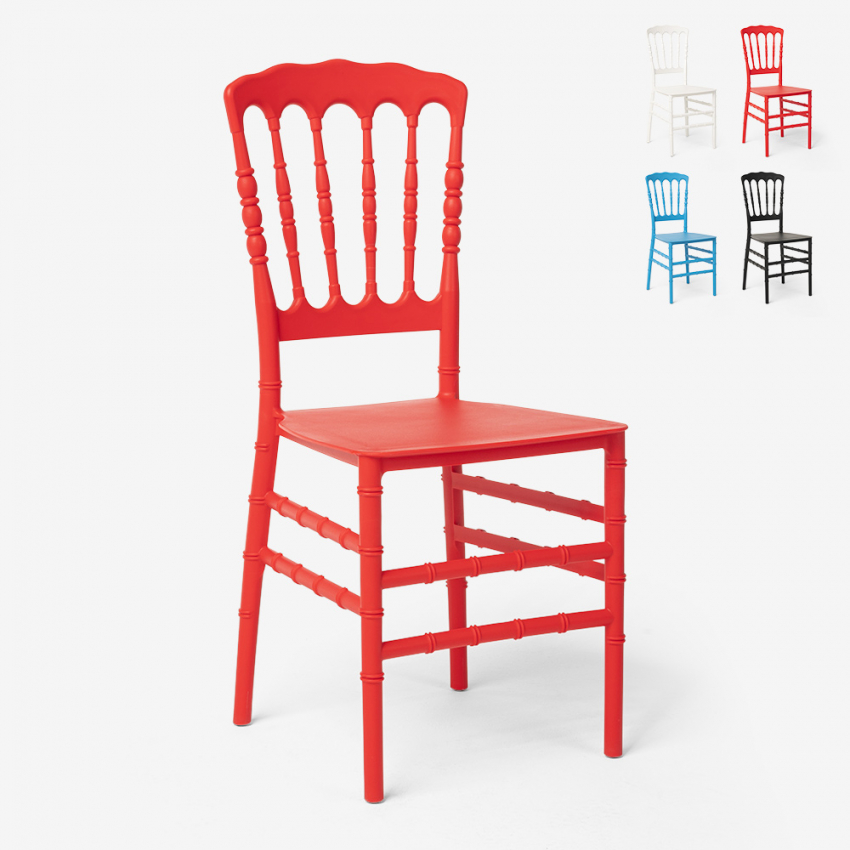 Stühle im traditionellen Design für Restaurants, Feiern und Hochzeiten Napoleon X