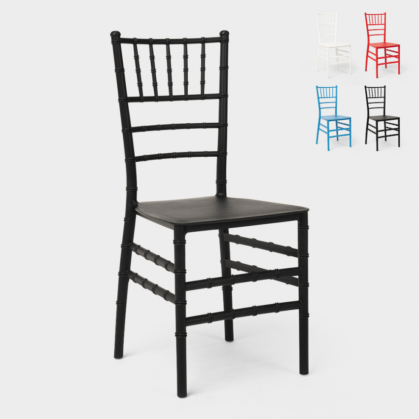 Stühle im klassisch-traditionellen Design für Restaurants, Feiern und Hochzeiten Chiavarina X
