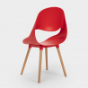 Stühle für Küche und Bar Polypropylen Holz Modernes Design Shell Katalog