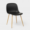 Stühle im skandinavischen Design für Küche Esszimmer Restaurant Sleek 