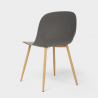 Stühle im skandinavischen Design für Küche Esszimmer Restaurant Sleek